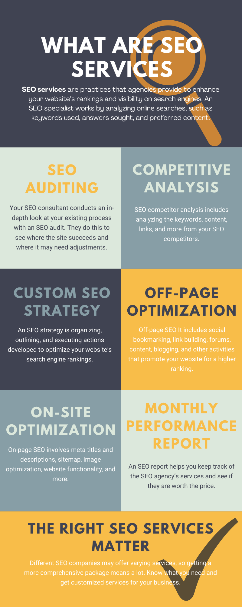 Infographics on SEO Services