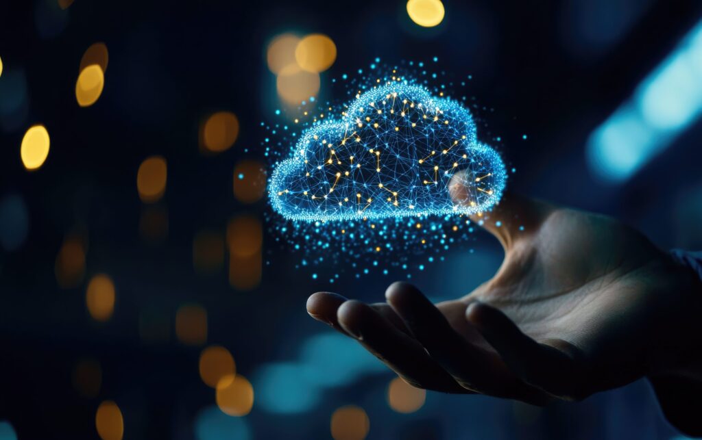 Developer deploying website via cloud platform — professional hosting services for secure web deployment