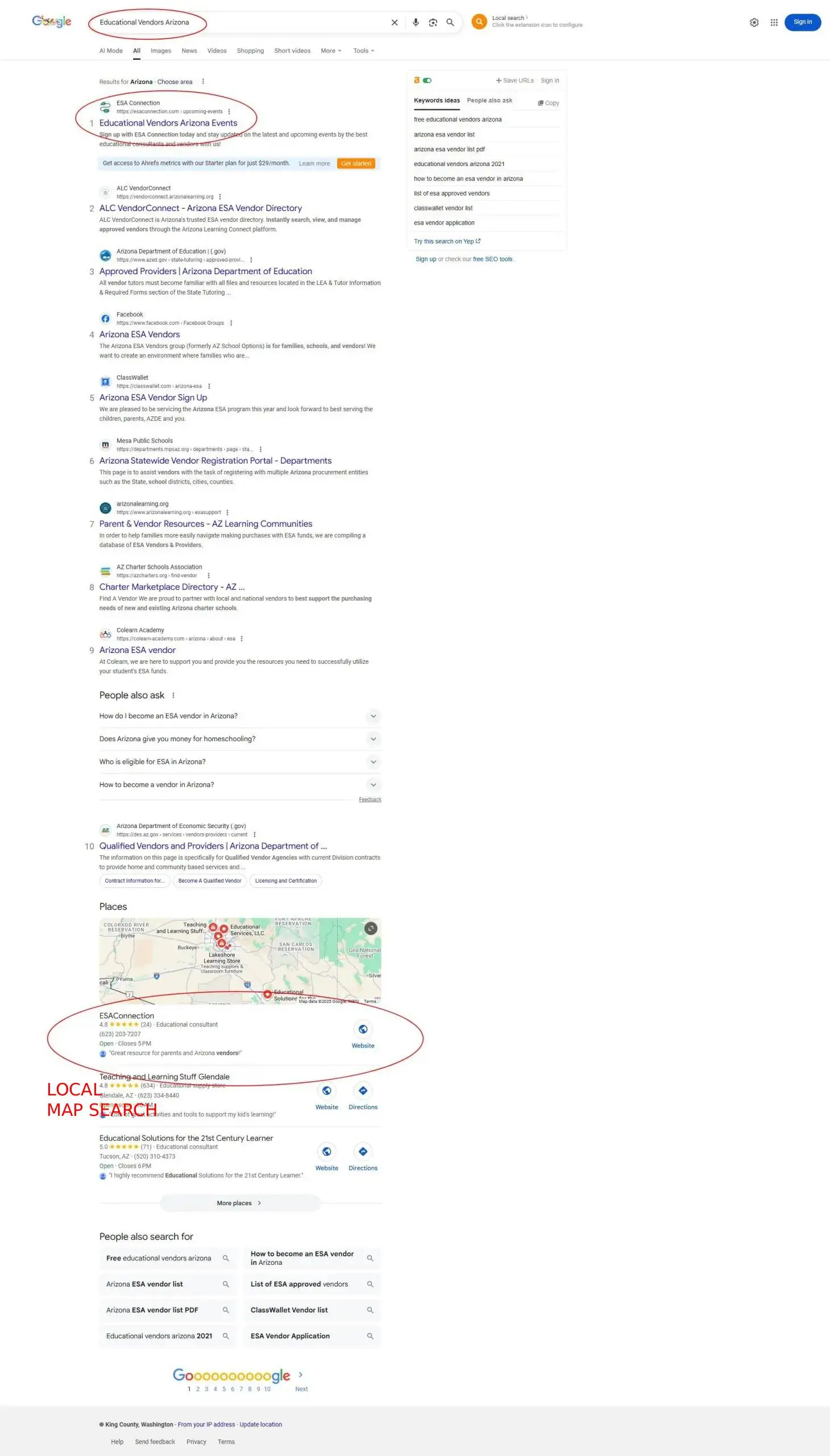 Rank Website ESA Connection