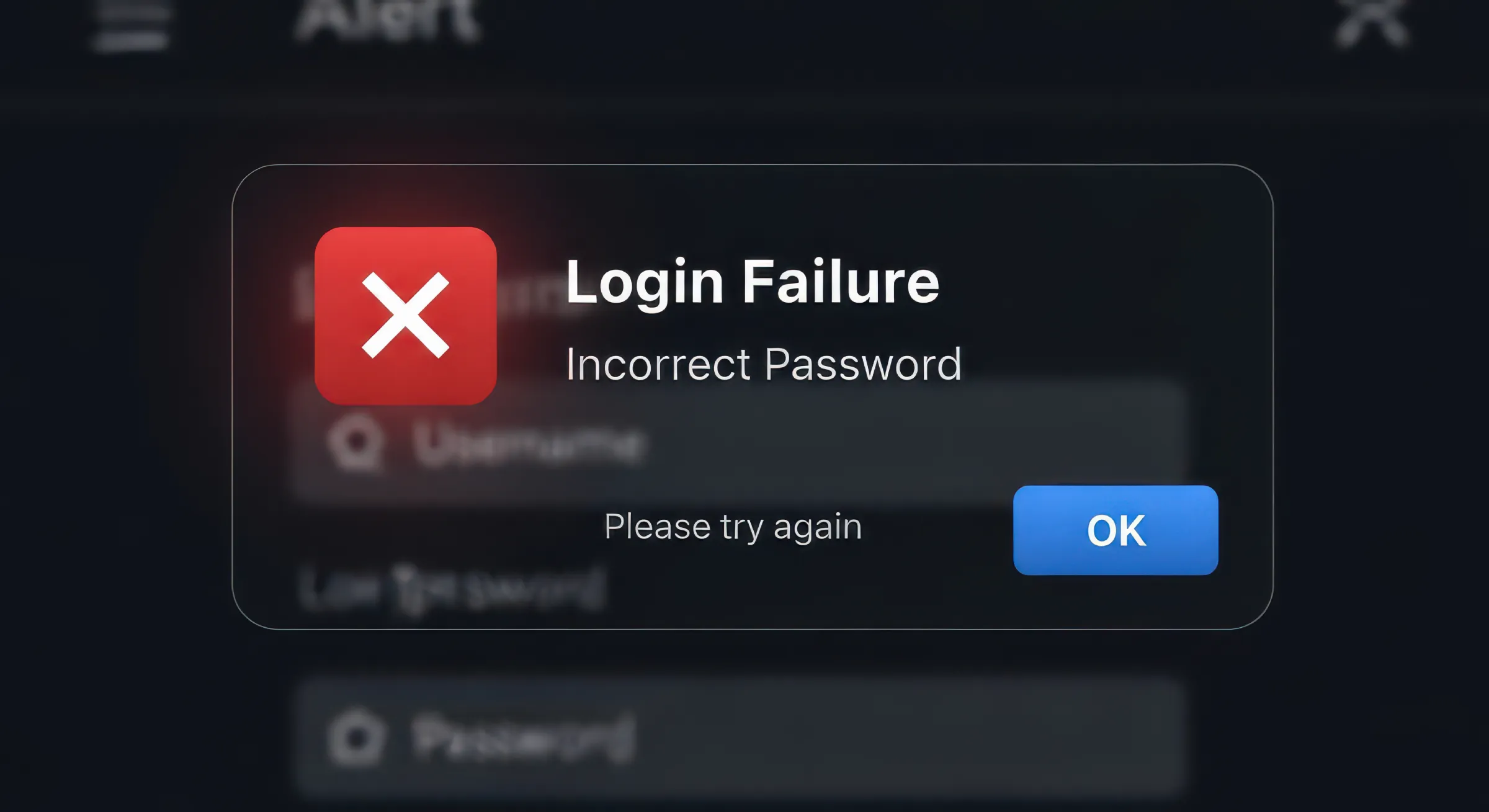 Login failure screen showing the risk of relying on a single IT person